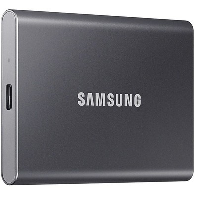 Жесткий диск SSD ext 1000Gb Samsung T7 Grey USB 3.2 Type-C R1050/W1000 Mb/s MU-PC1T0T/WW