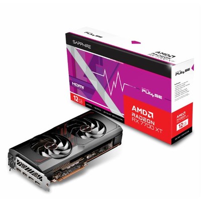 Видеокарта Sapphire AMD Radeon RX 7700 XT PULSE [11335-04]