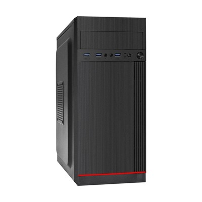 Корпус ExeGate AA-442U3-AA500 500W 8см ATX - 1*5,25, 2*3.5int,1*2.5int, 3USB3 EX290193RUS