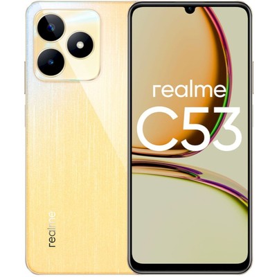 Смартфон REALME C53 LTE 6.74" Золотой (RMX3760) 128Гб/6 Гб