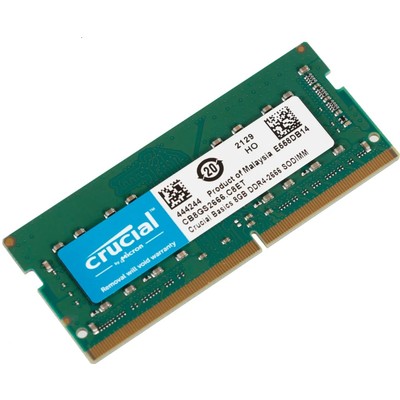 Память DDR4 SODIMM  8Gb 2666MHz Crucial CB8GS2666