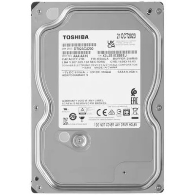 Жесткий диск  2000Gb Toshiba 256Mb 7200rpm SATA DT02ACA200]