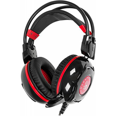 Игровые наушники A4Tech Bloody G300, стерео, mini jack 3,5 мм, белый