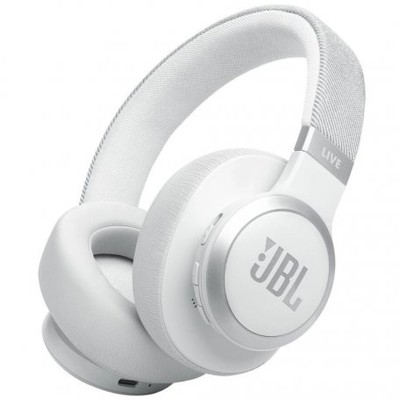 Беспроводные наушники с микрофоном JBL Live 770NC, Bluetooth, ANC, 20 Гц-20000 Гц, 32 Ом, 100 дБ, White