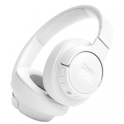 Беспроводные наушники с микрофоном JBL T720BT, Bluetooth 5.3, 20 Гц-20000 Гц, 32 Ом,100 дБ, White