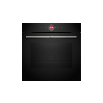 Духовой шкаф Bosch HBG7721B1S (Serie8 / 71 л / до 300 °C / чёрное стекло / Гриль / Пиролиз / Home Connect / Hotair Gentle / SoftClose / A+)