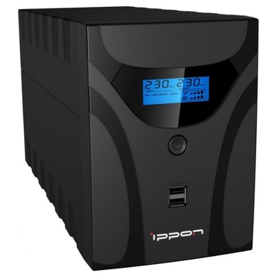 ИБП IPPON  Smart Power Pro II Euro 1200 720Вт 1200ВА черный LCD+ComPort+защита телефонной линии/RJ45+USB 1029740