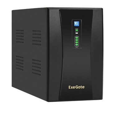 ИБП Exegate  UNB-2200.LED.AVR.4C13.RJ.USB <2200VA/1300W, LED, AVR,4*C13, RJ45/11,USB, металлический корпус, Black  EX292612RUS