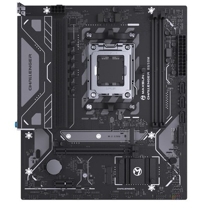 МП <AM5> MAXSUN MS-Challenger B650M,батарея CR2032 не установлена 2DDR5,1PCIe16,1PCIe1, 1M2, 4SATA,4USB2, 4USB3,DP, HDMI