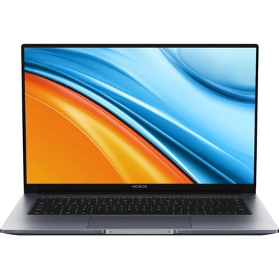 Ноутбук Honor MagicBook 14 (AMD Ryzen 5 5500U 2100MHz/14" IPS/1920x1080/8GB/512GB SSD/AMD Radeon Graphics/DOS/Titanium Gray)  (5301AFVH)