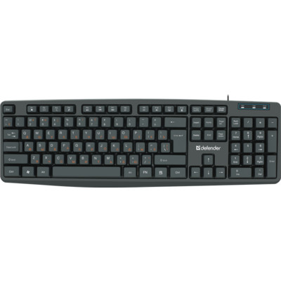 Клавиатура проводная Defender  HB-164 RU10 CONCEPT USB,