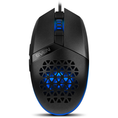 Игровая мышь SVEN RX-G735 USB (5+1кл., 1200-4000DPI, подсветка) (SV-021467)