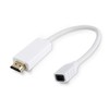 Переходник MiniDisplayPort female - HDMI male adapter cable, white Gembird A-mDPF-HDMIM-001-W