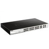 Коммутатор D-LINK DGS-1210-28P/F, 24 порта 10/100/1000Base-T с поддержкой PoE + 4 комбо-порта 100/1000Base-T/SFP