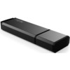 Память USB2.0 Flash Drive 128Gb Netac U351 Алюминиевый BLACK [NT03U351N-128G-20BK]