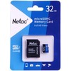 Память micro Secure Digital Card 32Gb class10 Netac / c адаптером SD [NT02P500STN-032G-R]