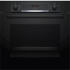Духовой шкаф Bosch HBA534BB0 (Serie4 / 71 л / до 275 °C / Чёрное стекло / Гриль / съемные направляющие / EcoClean Direct (задняя стенка) / A)