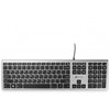 Клавиатура Oklick 890S, 1.6м, ножничная, Slim, USB, русские буквы оранжевые, 1.6м.