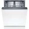 Машина посудомоечная встраиваемая 60 см Bosch SMV25AX06E (Serie2 / 12 комплектов / 2 полки / расход воды - 9,5 л / InfoLight / А)